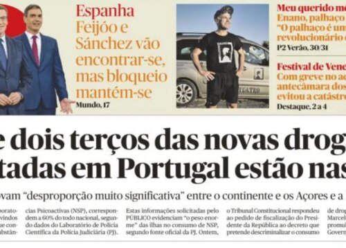Read more about the article 🚨 Hoje é notícia: 2/3 das novas drogas nas ilhas! 💥 Recrutas de metro e meio surpreendem!