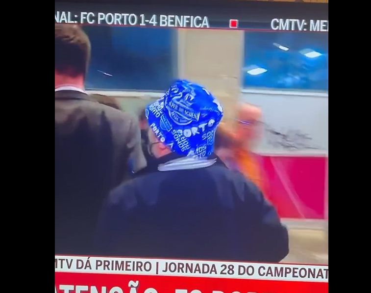 Read more about the article Adepto do Porto tem atitude vergonhosa com repórter da CMTV