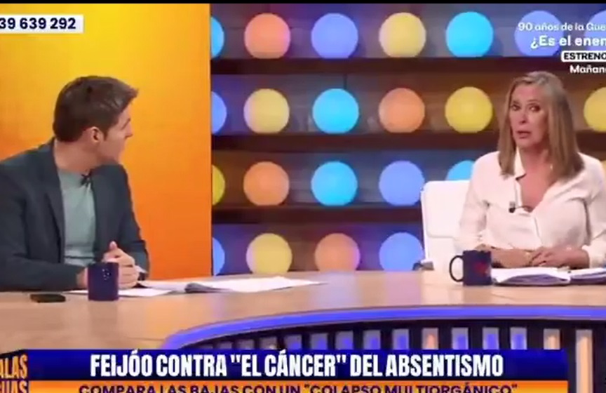 Read more about the article Jornalista espanhola choca ao abandonar programa em direto